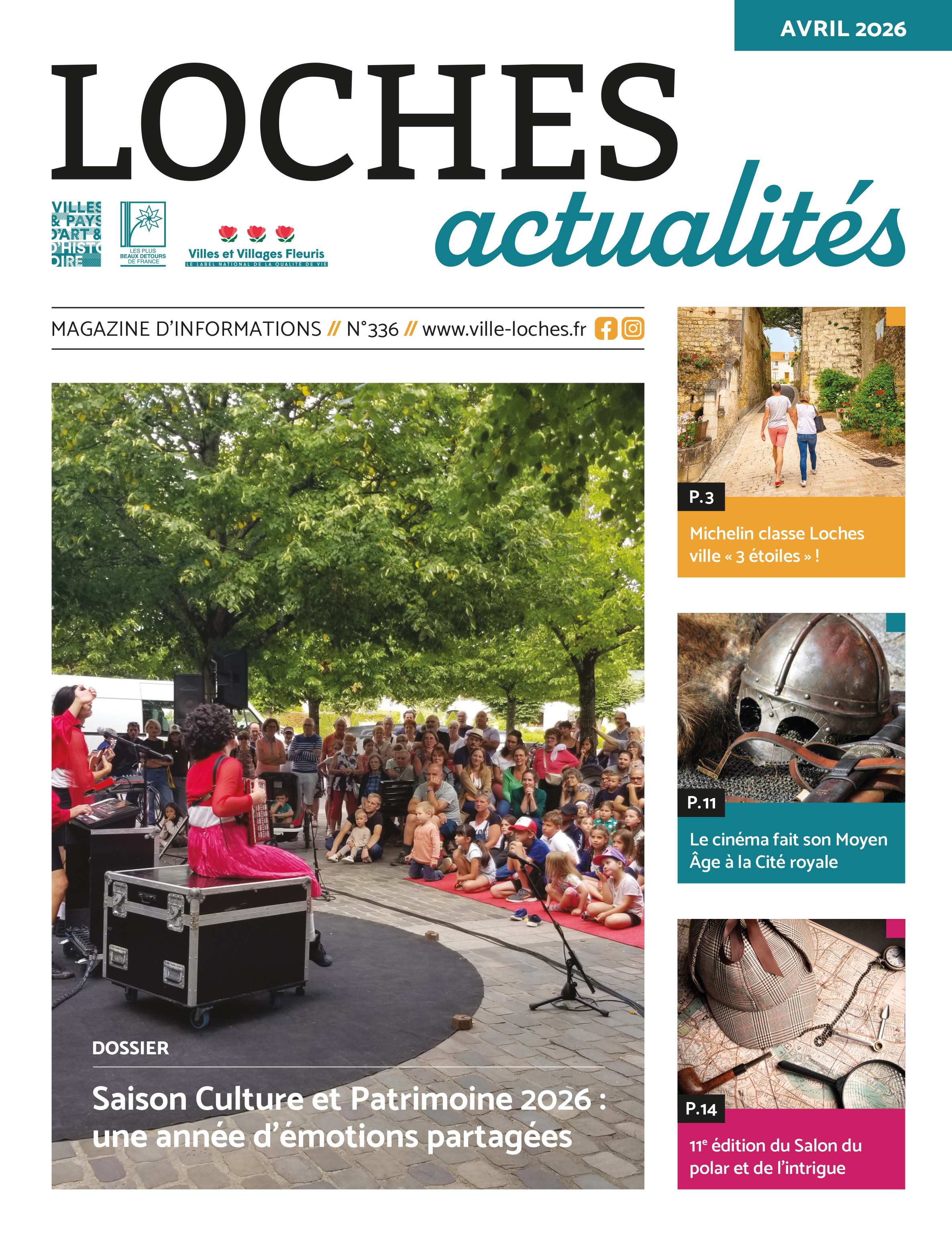 Loches actualit&eacute;s - avril 2026